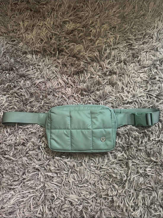 lululemon athletica Handbags - LIKE NEW |  Lululemon | Quilted Sage Green Belt Bag